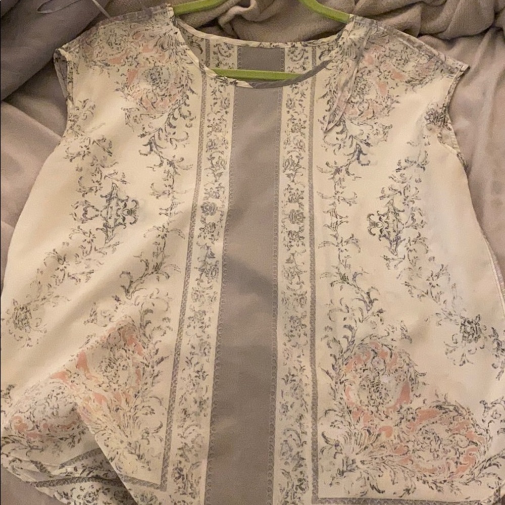 Flowery dress shirt